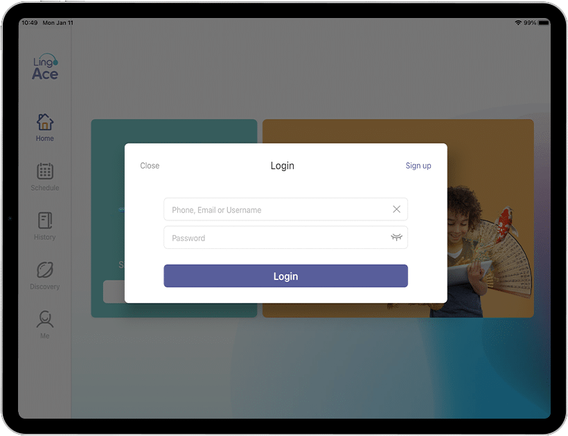 login